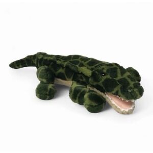 The Petting Zoo ALLIGATOR Green PLUSH Stuffed Animal Toy Crocodile WW 15"